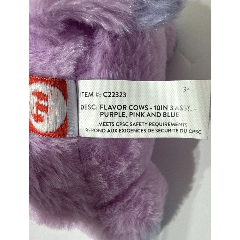 Fiesta Blueberry Purple Cow Plush Stuffed Animal 10